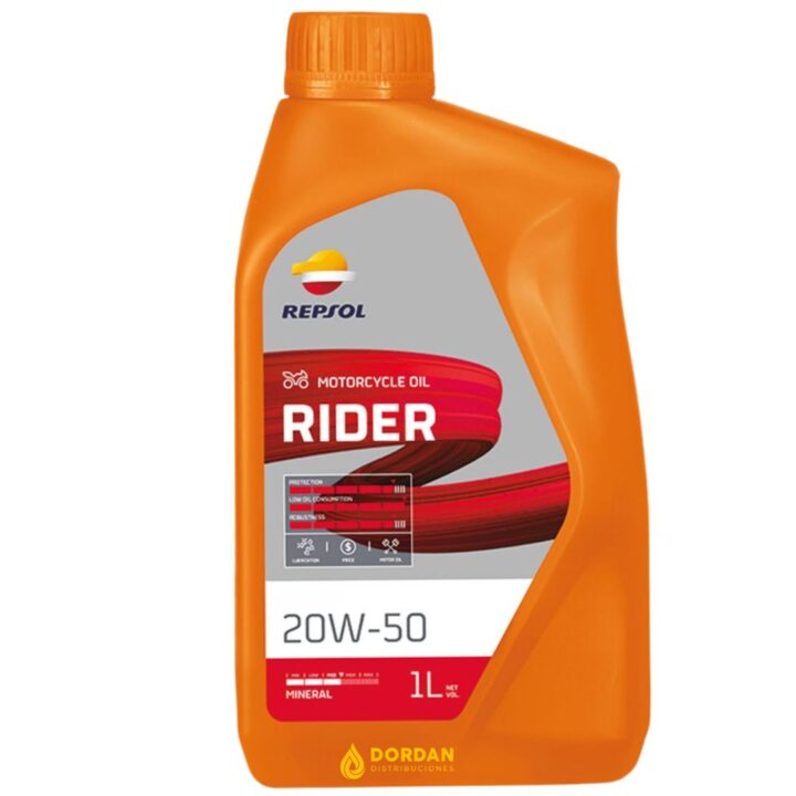 REPSOL RIDER 20W50 X 1 LITRO Dordan Store