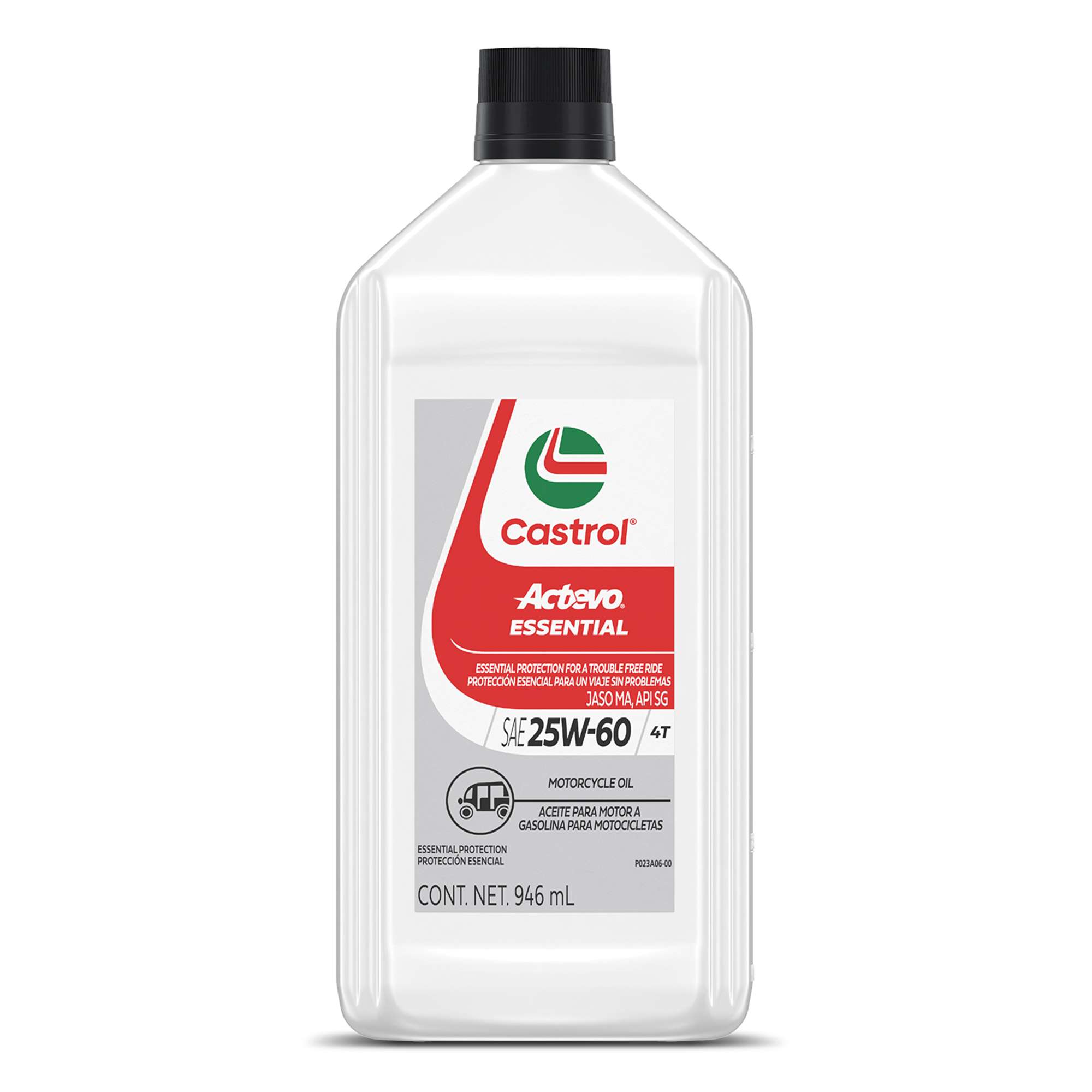 Castrol Actevo Essentials 4T 25W60 X 1/4