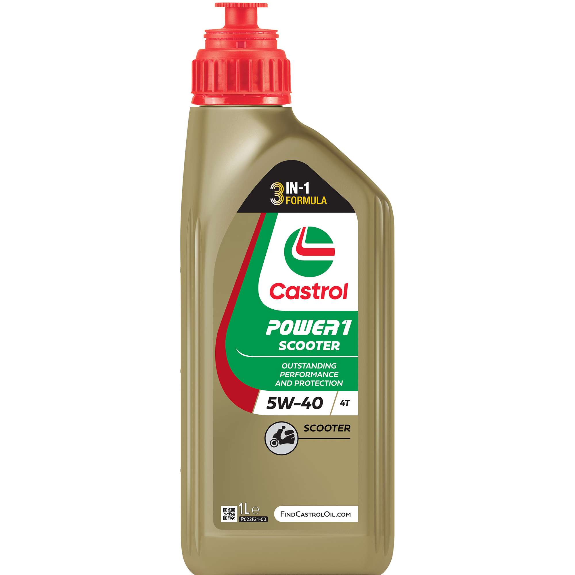 Castrol Power 1 Scooter 5W40 Sintetico 4T X 1 Lt
