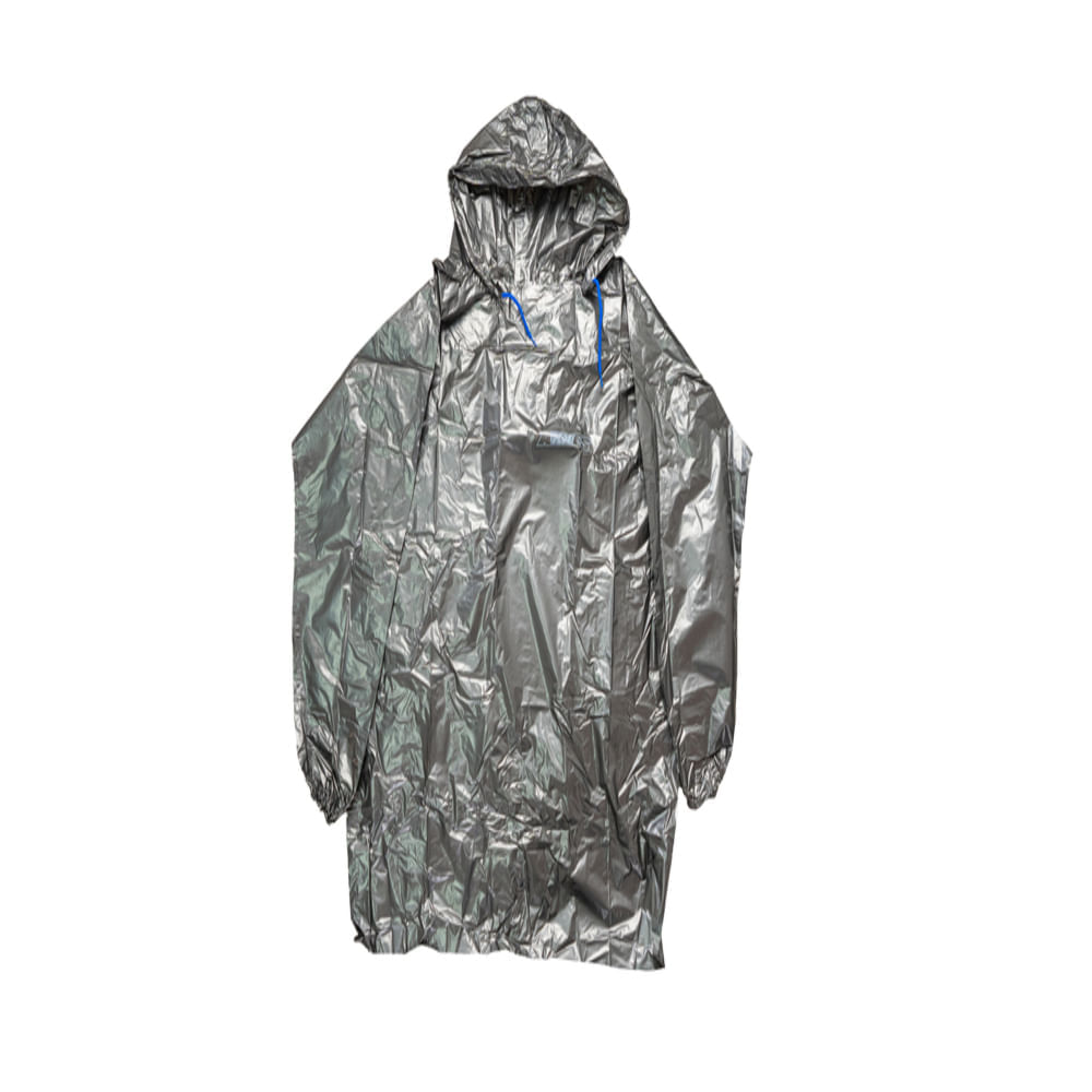 Impermeable Plastico Axxes Negro Talla L