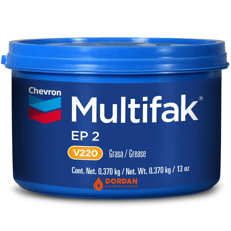 Chevron Multifak EP 2 Grasa de Litio NLGI 2 Pote 370 g