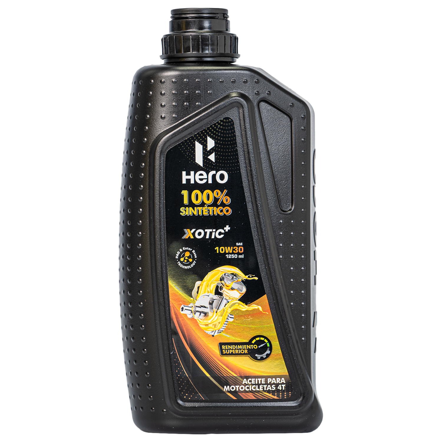 Hero Xotic+ 4T 100% Sintético 10W-30 1.25 Litros (1250 ml)