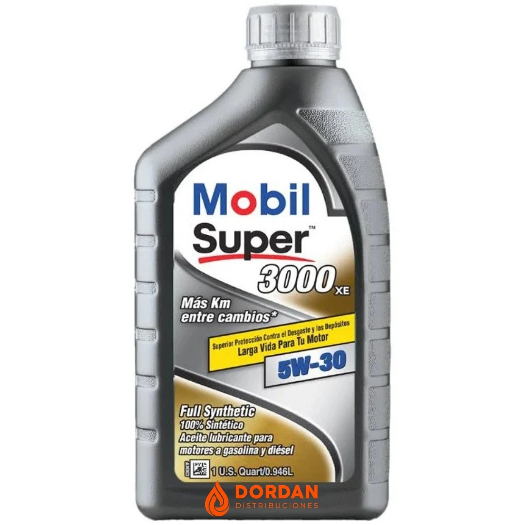Mobil Super 3000 XE 5W-30 1/4 Galón (946 ml)