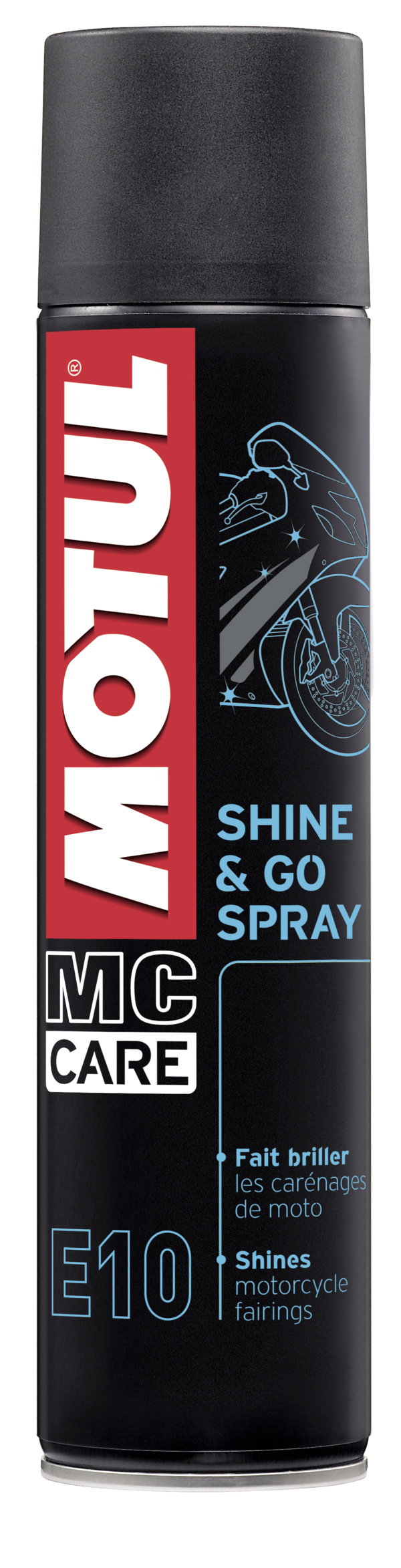 Motul MC CARE E10 Shine & Go Spray Silicona Aerosol 400 ml