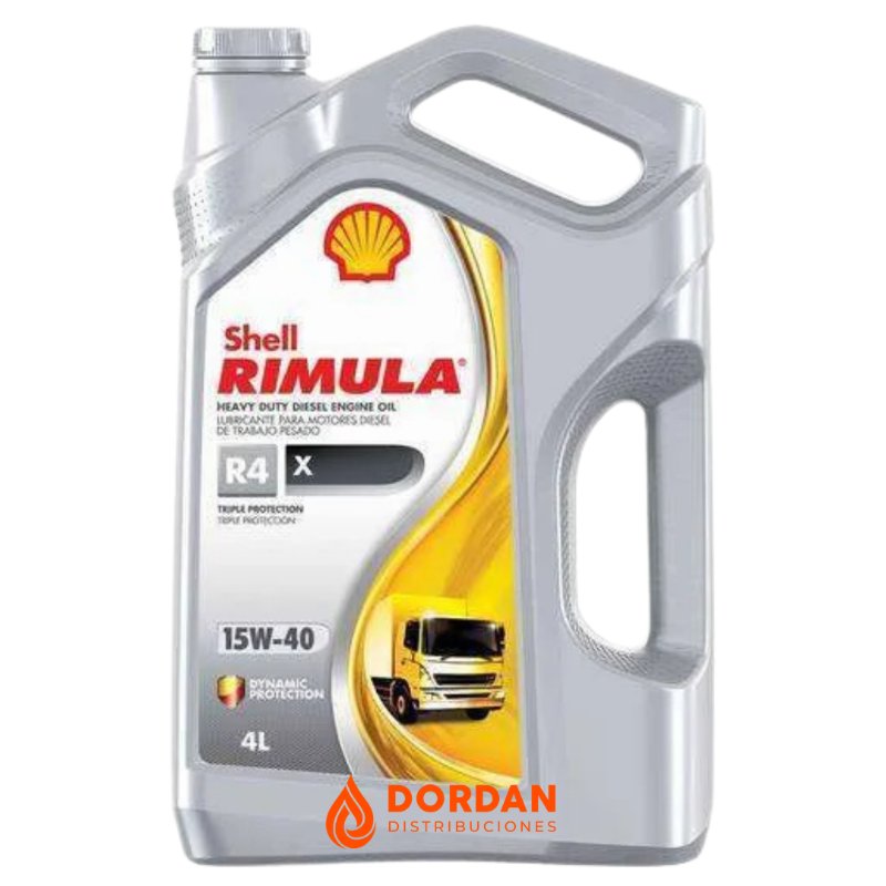 Shell Rimula R4 X 15W-40 1 Galón (3.785 L)