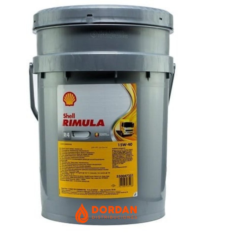 Shell Rimula R4 L 15W-40 Caneca 20 L
