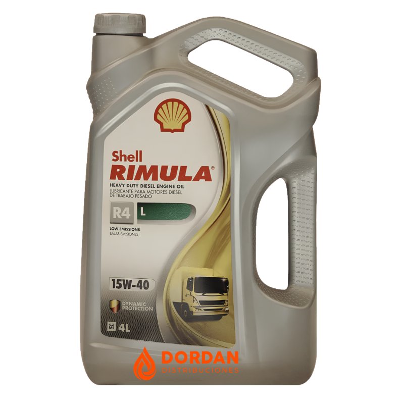 Shell Rimula R4 L 15W-40 1 Galón (3.785 L)