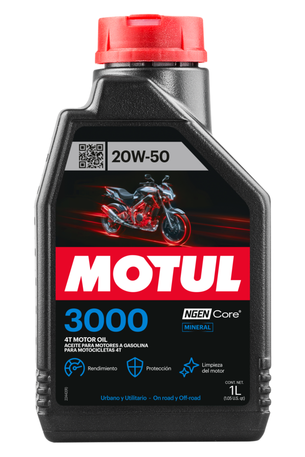 Motul 3000 Mineral 20W-50 1 Litro (1000 ml)