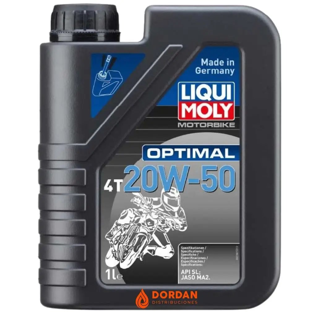 LIQUI MOLY OPTIMAL 4T MINERAL 20W50 X 1 LITRO