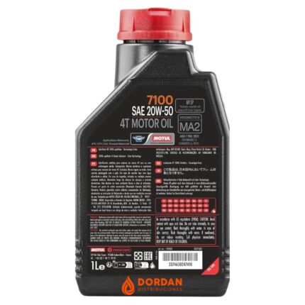 7100 20W50 ETIQUETA (