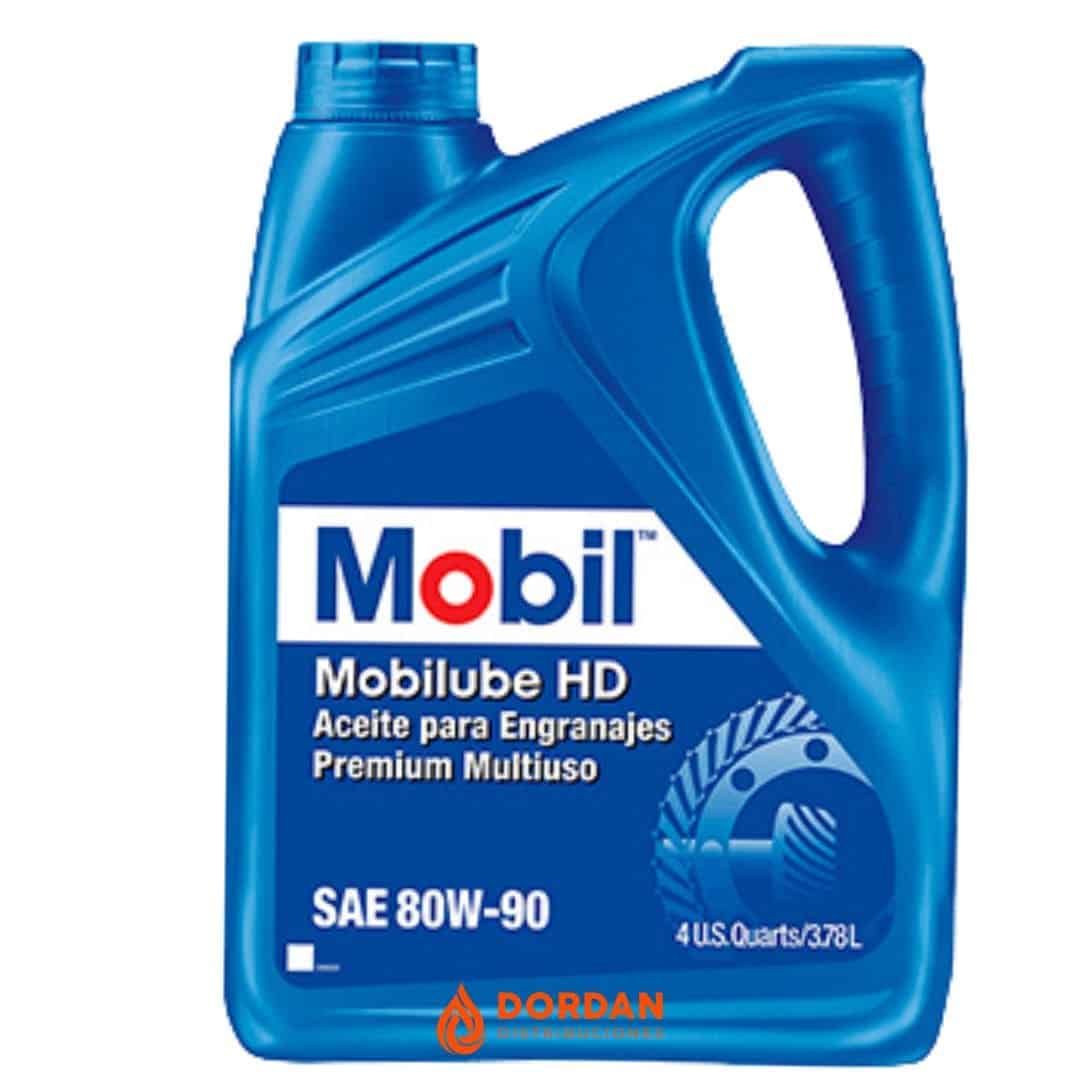 Galón de aceite de engranajes Mobilube HD Plus 80W90 para diferenciales