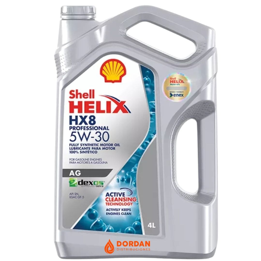 SHELL HELIX HX8 SINTETICO 5W30 X 4 Litros