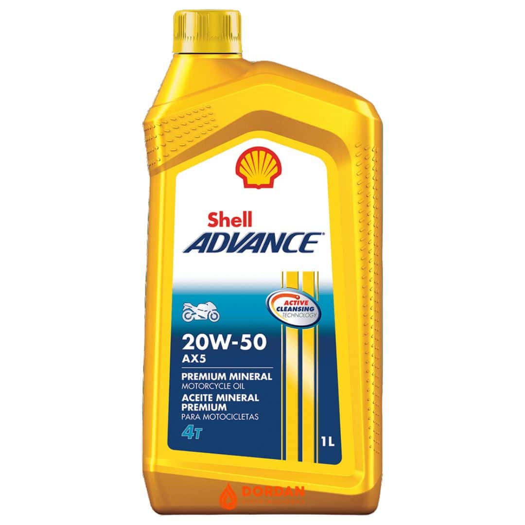 Shell Advance 4T AX5 20W50 X 1 Litro