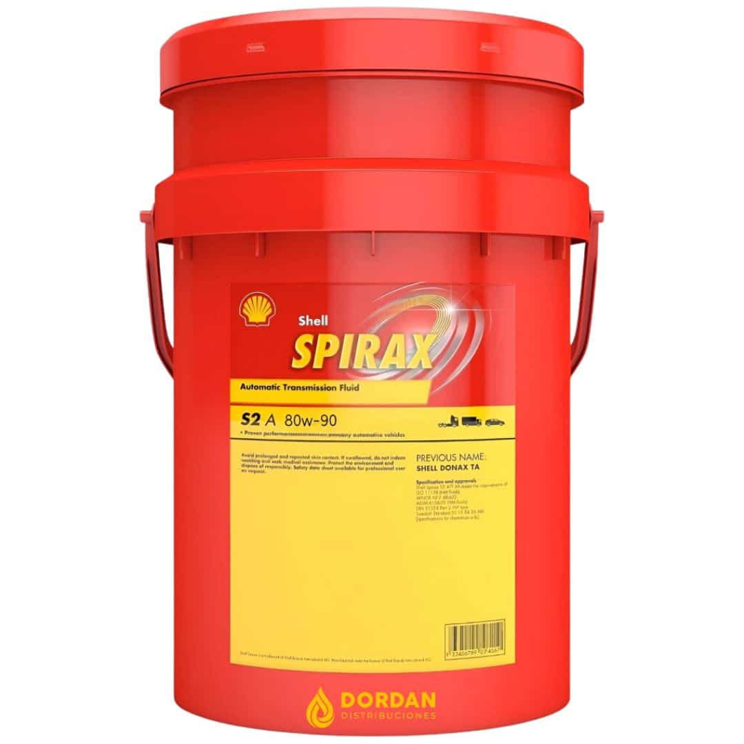 SHELL SPIRAX S2 A 80W90 BALDE X 19 LITROS