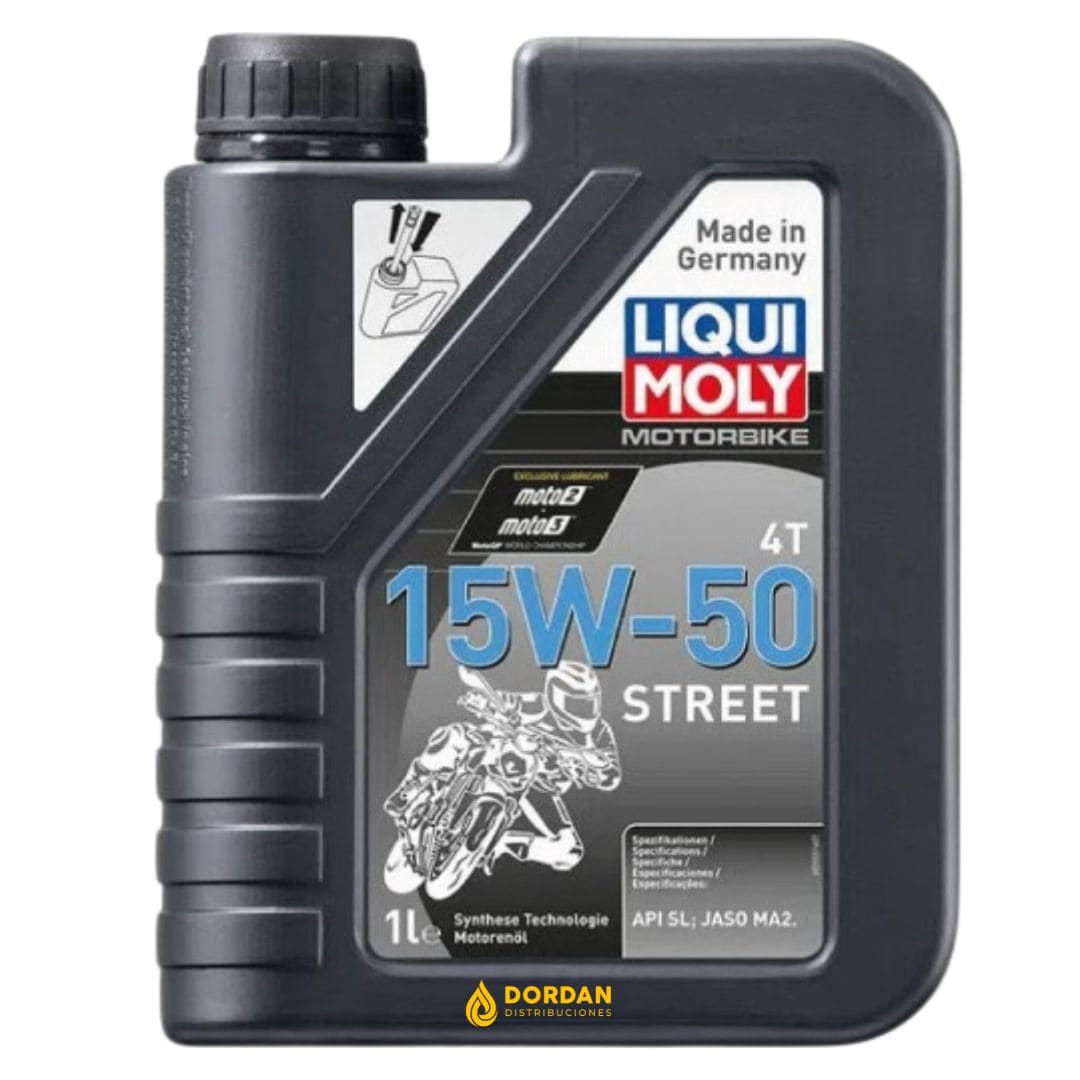 LIQUI MOLY STREET 4T SEMISINTETICO 15W50 X 1 LITRO
