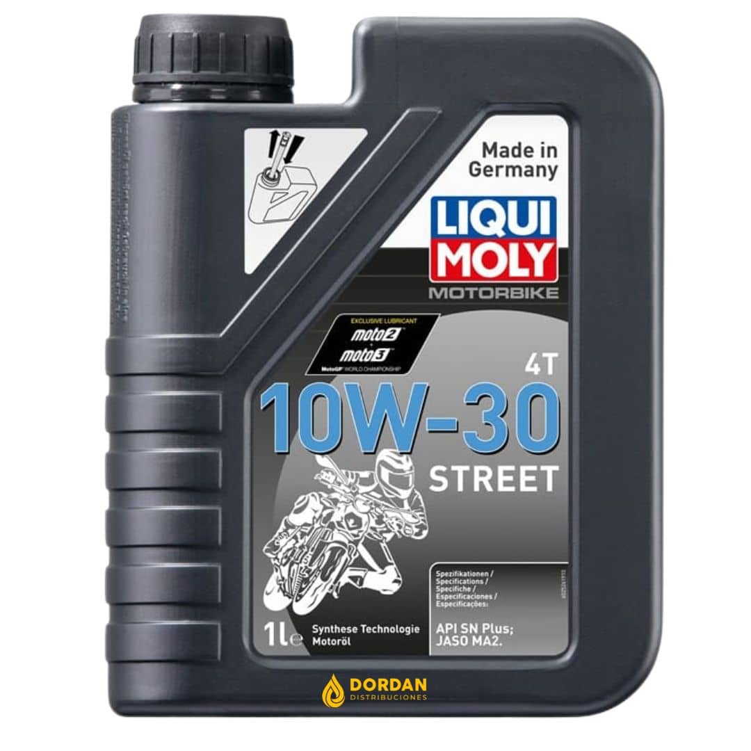 LIQUI MOLY STREET 4T SEMISINTÉTICO 10W30 X 1 LITRO