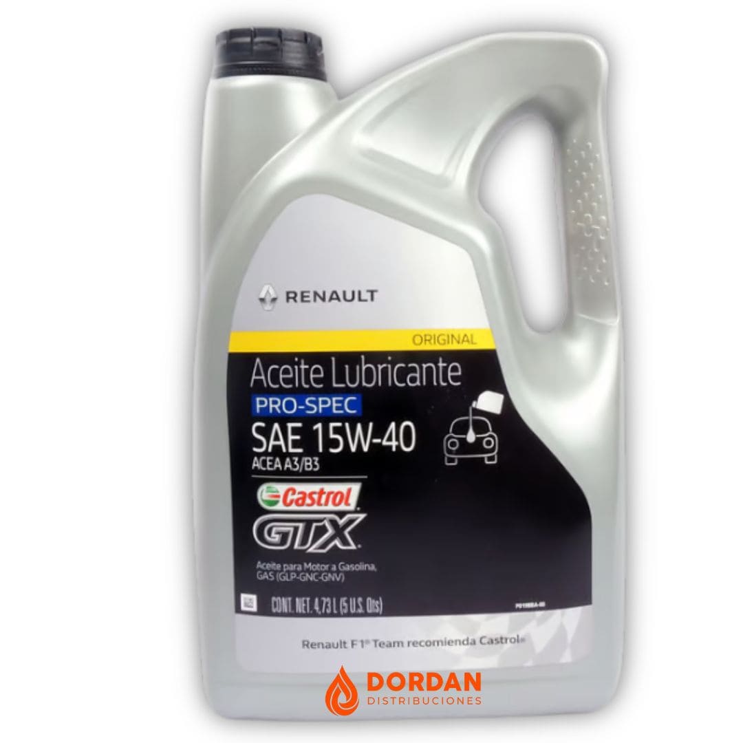 RENAULT CASTROL GTX PRO SPEC 15W40 X 1 GALON