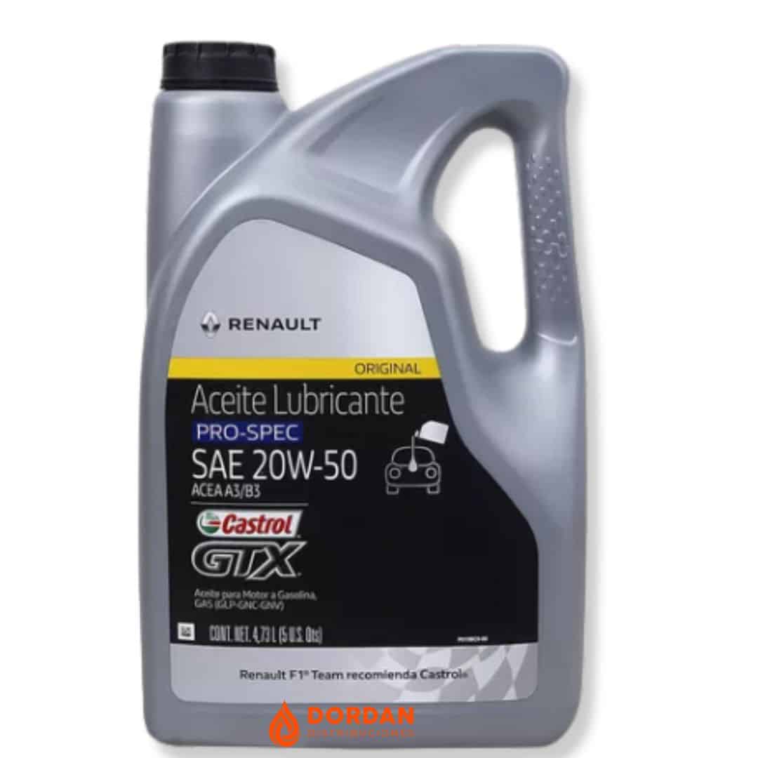 Renault Castrol GTX Pro Spec 20W50 X 1 Cuarto