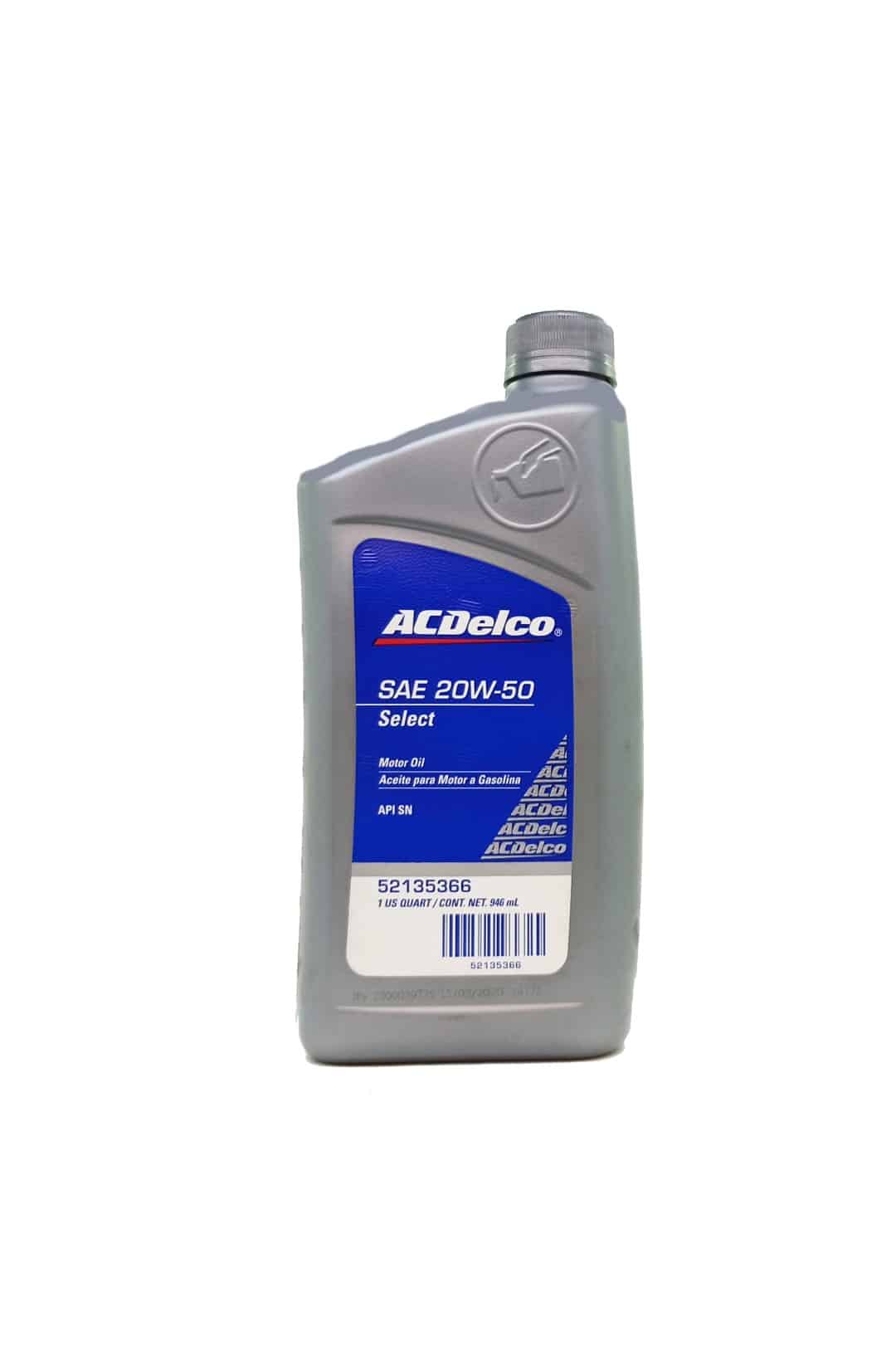 ACDELCO SELECT 20W50 X 1 LITRO